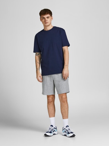 Jack&Jones collegeshortsit Star sweat harmaa - Miesten shortsit ja caprit - 133870 - 1