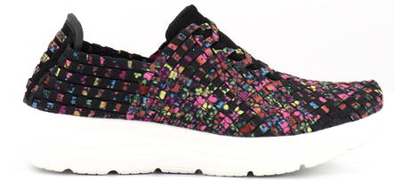 Migant dam flätade sneakers A923-124 multicolor - Migant sneakers - 130550 - 1