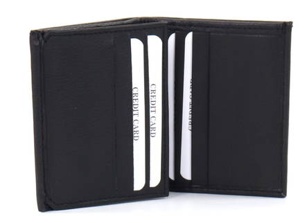 RFID suojattu Nahkalompakko WO-25 musta - Lompakot - 133260 - 2