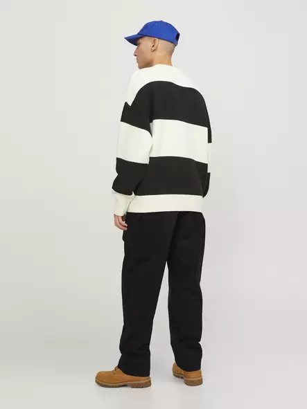 Jack&Jones Loose fit chino-housut Karl musta - Miesten housut - 136660 - 2