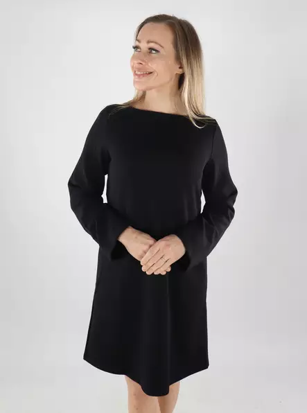 Vila joustava mekko Siffi Boatneck musta - Mekot ja tunikat - 139900 - 1