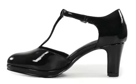Marco Tozzi korkokengät 24419-45 018 musta patent - Svarta klackskor - 140140 - 2