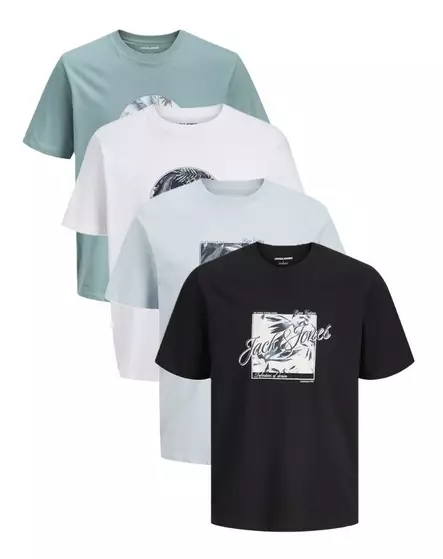 Jack&Jones miesten t-paita Honolulu Shape Tee - T-shirts för herrar - 140290 - 1