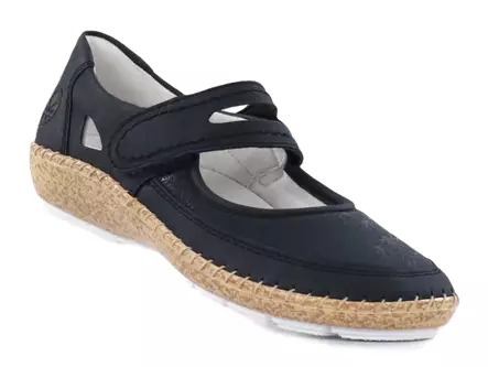 Rieker naisten kävelykengät 44859-14 sininen - Rieker promenadskor - 140410 - 1