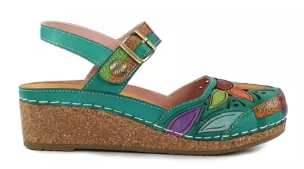 Laura Vita naisten sandaalit Facscineo 02 vert - Naisten sandaalit - 140480 - 1