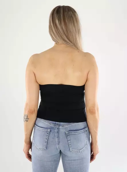 JJXX naisten tuubitoppi Gigi musta - Toppar för damer - 140930 - 2