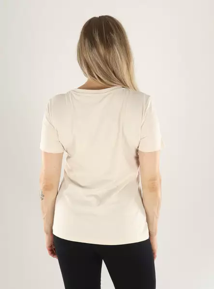 Guess naisten T-paita V2YI07K8HM0 G6K5 beige - Naisten T-paidat - 141360 - 2