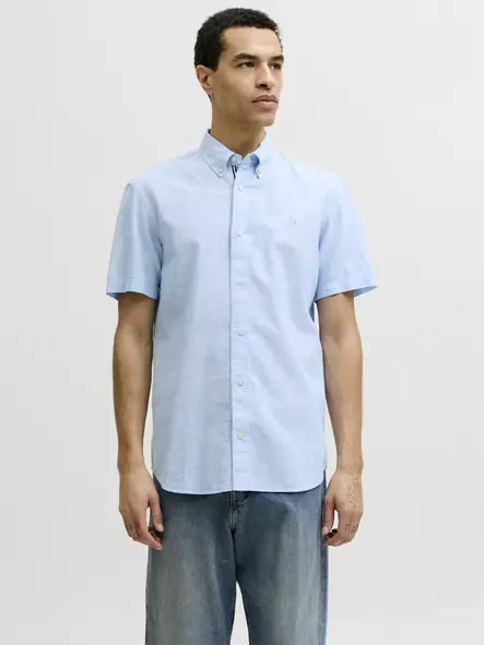 Jack&Jones herr kortärmad skjorta Blusummer Dutch Canal - Skjortor för herrar - 141110 - 1