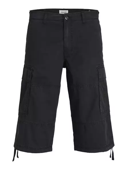 Jack&Jones luomupuuvillaiset Reisitaskushortsit Karl long musta - Miesten shortsit ja caprit - 141020 - 1