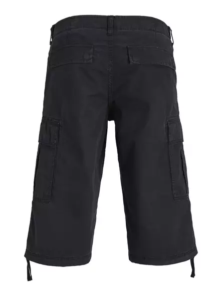 Jack&Jones luomupuuvillaiset Reisitaskushortsit Karl long musta - Miesten shortsit ja caprit - 141020 - 2