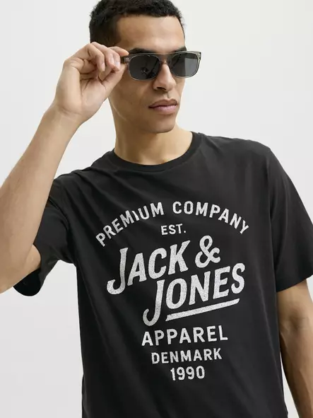 Jack&Jones miesten puuvillainen T-Paita Bluzane - Miesten T-paidat - 141160 - 1