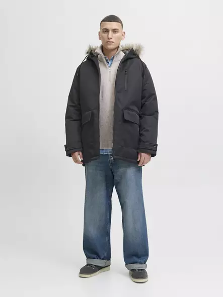 Jack&Jones miesten talvitakki Charlie musta - Miesten takit - 139460 - 1