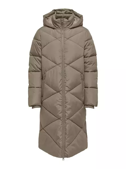 JDY naisten pitkä talvitakki Vista Padded beige - Naisten talvitakit - 139870 - 1