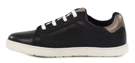 Migant naisten aitonahkaiset kävelykengät/tennarit L923-5 musta - Migant kävelykengät - 140390 - 2