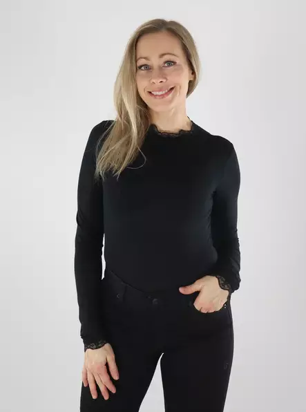 Vero Moda naisten paita Rosa musta - Naisten pitkähihaiset paidat - 142030 - 1