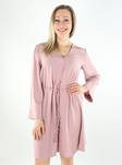 JDY mekko Divya 7/8 v-neck vaaleanpunainen - Mekot ja tunikat - 135400 - 1