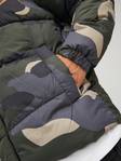 Jack&Jones miesten hupullinen kevyttoppatakki Chili puffer musta/camo - Miesten takit - 132400 - 4