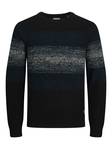 Jack&Jones miesten neule Pannel musta/sininen - Miesten neuleet - 134750 - 1