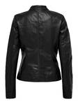 Only Jacka Bandit faux pu svart - Skinnjackor och PU-jackor för damer - 125710 - 4