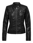 Only Jacka Bandit faux pu svart - Skinnjackor och PU-jackor för damer - 125710 - 3