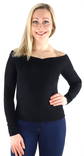 Pieces naisten Paita Maliva off shoulder musta - Naisten pitkähihaiset paidat - 132810 - 1