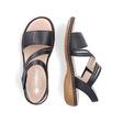 Rieker naisten sandaalit 65964-00 musta - Rieker sandaalit - 135590 - 3