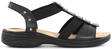 Rieker dam Sandaler 64580-00 svart - Rieker sandals - 130140 - 1