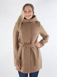 Vero Moda Classliva villakangastakki ruskea - Naisten villakangastakit - 134430 - 1