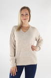 Vero Moda Crewlefile vaalea neulepusero - Naisten neuleet - 134120 - 1