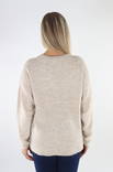 Vero Moda Crewlefile vaalea neulepusero - Naisten neuleet - 134120 - 2