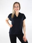 Vila dam t-shirt V-ringad svart - T-shirts för damer - 135820 - 1