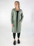 Vero Moda naisten pitkä neuletakki Doffy Cardigan vihreä - Naisten neuleet - 137060 - 1