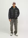 Jack&Jones miesten talvitakki Moon Puffer musta - Miesten takit - 137390 - 2