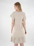 Only joustava mekko Sandra V-Neck beige - Mekot ja tunikat - 138440 - 2
