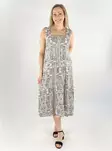 Vero Moda mekko Menny Smock beige/musta - Mekot ja tunikat - 138490 - 1