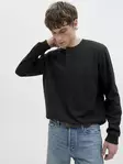 Jack&Jones miesten vaarinpaita Dover Henley musta - Miesten pitkähihaiset paidat - 138930 - 4