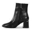 Tamaris damstövletter 25341-45 svart läder - Tamaris ankelboots - 139290 - 2