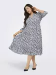 Only Carmakoma kuviollinen pluskoon mekko CARMILANA 7/8 coronet blue/jadie flow - Mekot ja tunikat - 140670 - 2