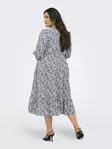 Only Carmakoma kuviollinen pluskoon mekko CARMILANA 7/8 coronet blue/jadie flow - Mekot ja tunikat - 140670 - 5