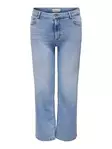 Only Carmakoma naisten pluskoon farkut CARWILLY HW wide light blue denim - Jeans för damer - 140880 - 6