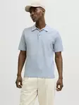 Jack&Jones miesten lyhythihainen neule Bluriley ashley blue - Miesten T-paidat - 140940 - 1
