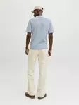 Jack&Jones miesten lyhythihainen neule Bluriley ashley blue - Miesten T-paidat - 140940 - 3