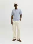 Jack&Jones miesten lyhythihainen neule Bluriley ashley blue - Miesten T-paidat - 140940 - 2