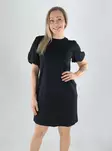 Pieces naisten mekko Pernilla puff musta - Klänningar och tunikor - 141200 - 1