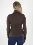 JJXX naisten poolopaita Star high neck ruskea - Naisten pitkähihaiset paidat - 141880 - 2