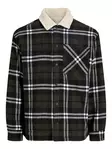 Jack&Jones miesten takki Zac teddy musta/tummanvihreä - Miesten takit - 142230 - 3