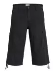 Jack&Jones luomupuuvillaiset Reisitaskushortsit Karl long musta - Miesten shortsit ja caprit - 141020 - 1