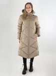 JDY naisten pitkä talvitakki Vista Padded beige - Naisten talvitakit - 139870 - 1