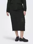 Only Carmakoma plus size Spetskjol Calf Lace svart - Kjolar - 137920 - 1