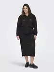 Only Carmakoma plus size Spetskjol Calf Lace svart - Kjolar - 137920 - 2